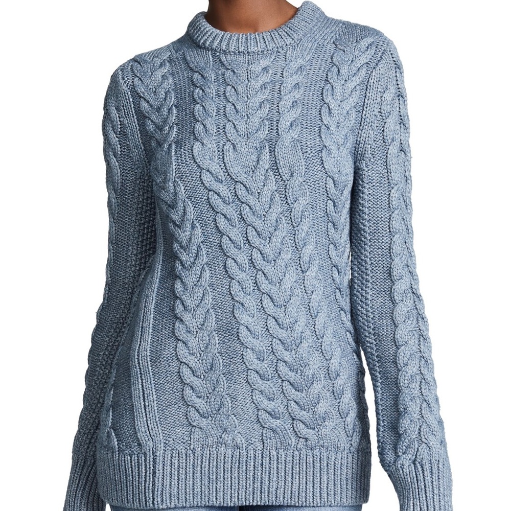 Theory Twisting Cable Sweater New with Tags